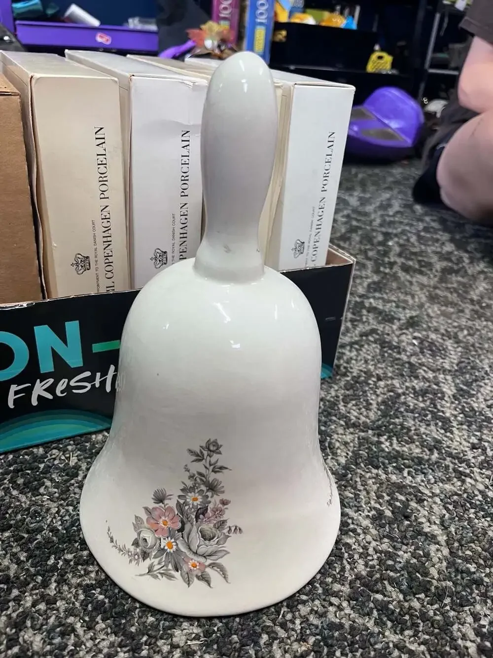 Royal Copenhagen Porcelain Decorative Floral Bell